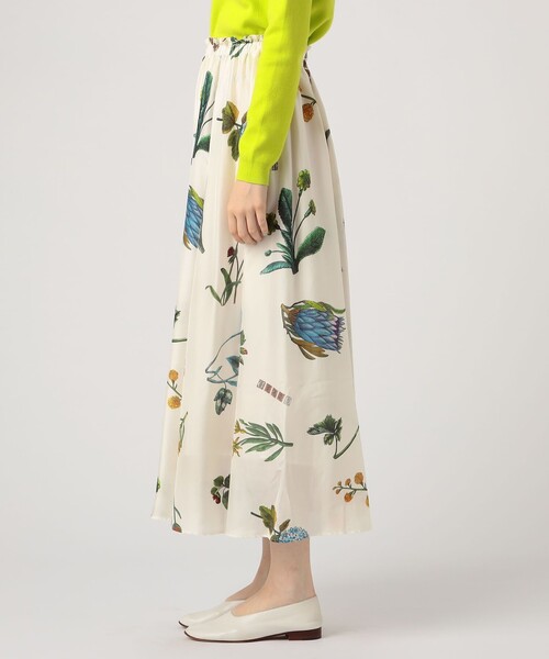 caban（キャバン）の「□CABaN シルク ボタニカルプリントロング