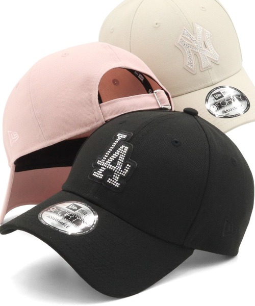 ニューエラキャップ 9FORTY ラインストーンMLB ONSPOTZ別注（キャップ