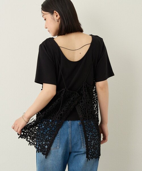 レースオーバーキャミソール（キャミソール）｜Omekashi（オメカシ）の