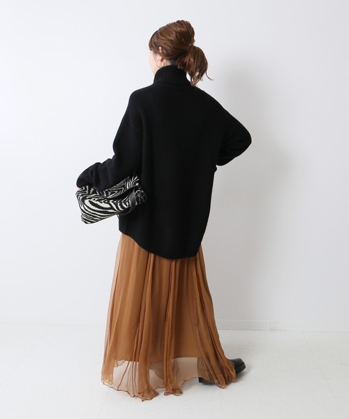 FRAMeWORK（フレームワーク）の「ウールカシミヤタートルロングプル