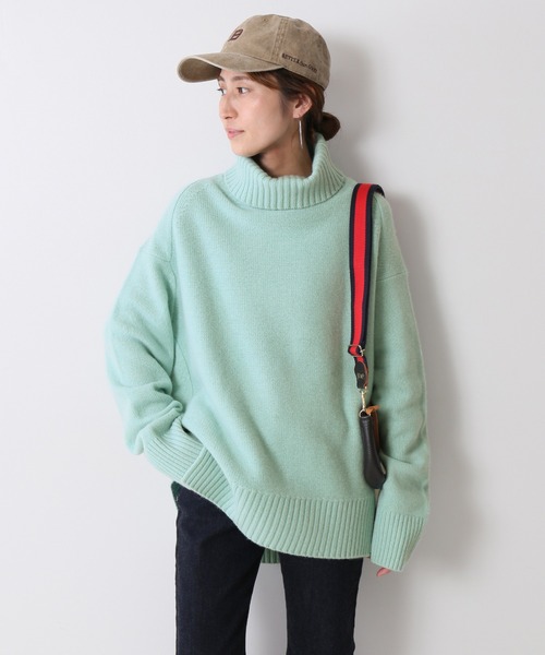 FRAMeWORK（フレームワーク）の「ウールカシミヤタートルロングプル