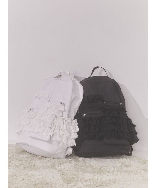merry jenny（メリージェニー）の「Scallop lace バックパック（バック
