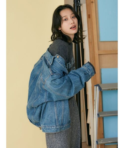 Ungrid（アングリッド）の「ビッグシルエットデニムジャケット（デニム