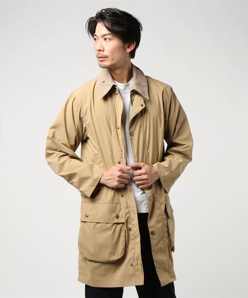 Barbour（バブアー）の「BARBOUR: 別注 ボーダー パッカブル ナイロン