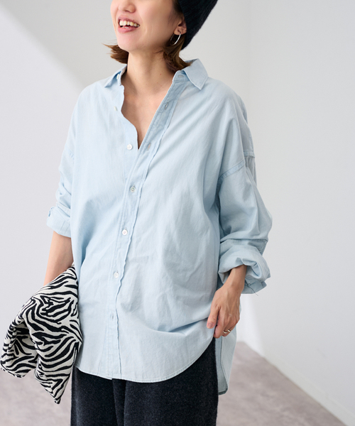 FRAMeWORK（フレームワーク）の「≪追加≫ダンガリーシャツ（シャツ