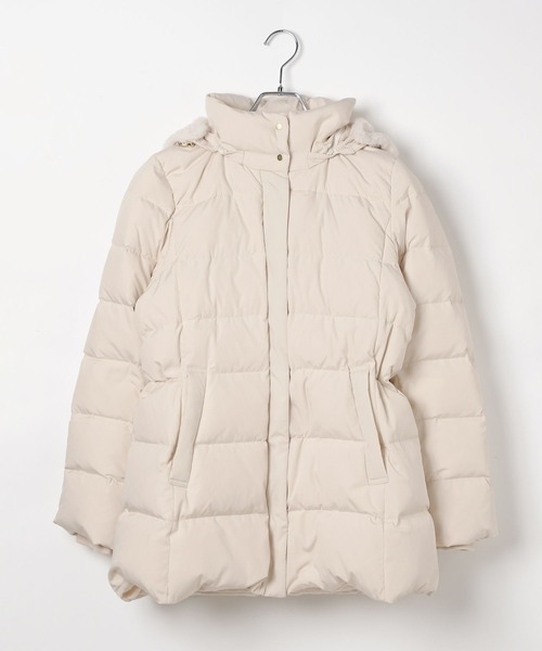 セール】ウツクシルエット撥水ダウンコート/497165（ダウンジャケット