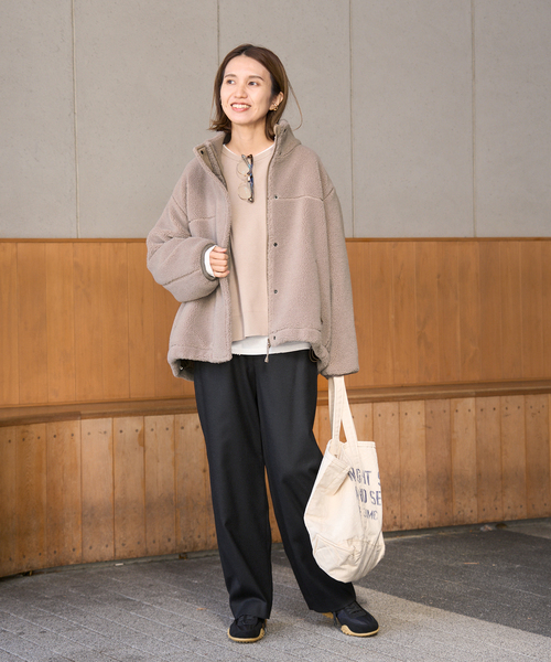 セール】≪追加≫ウールボアスタンドブルゾン 4（その他アウター