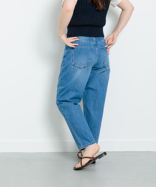 34サイズ/低身長向けも展開』ワイドテーパードデニム（デニムパンツ