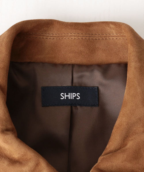 SHIPS（シップス）の「SC: ゴート/スエード ジップ ブルゾン（ブルゾン