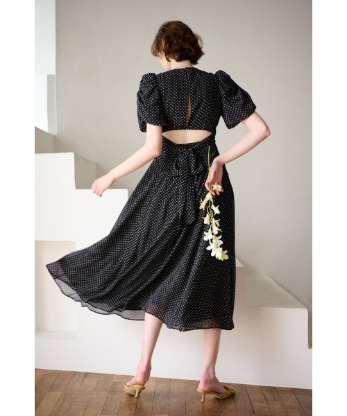 Harper Dress カシュクールプリントドレス（ワンピース）｜Estella.K