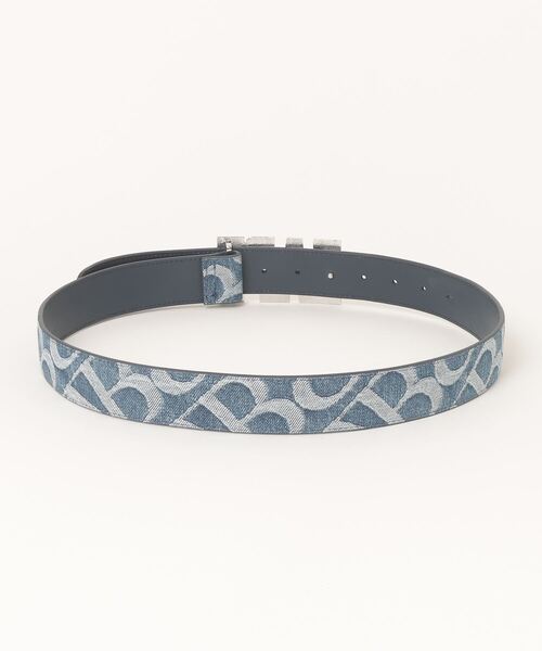 A BATHING APE（アベイシングエイプ）の「DENIM MONOGRAM BELT M