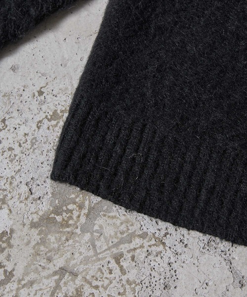 CLEL】Mohair Blend Shaggy Design Knit/モヘアブレンド シャギー