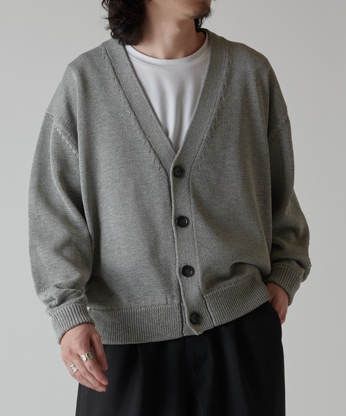 Lui's（ルイス）の「テープヤーンクロップドカーディガン