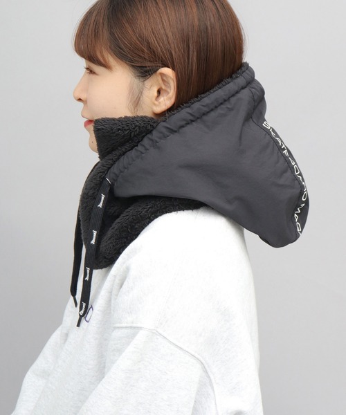 THRASHER（スラッシャー）の「タフタ 裏ボア ビッグ フード ネック