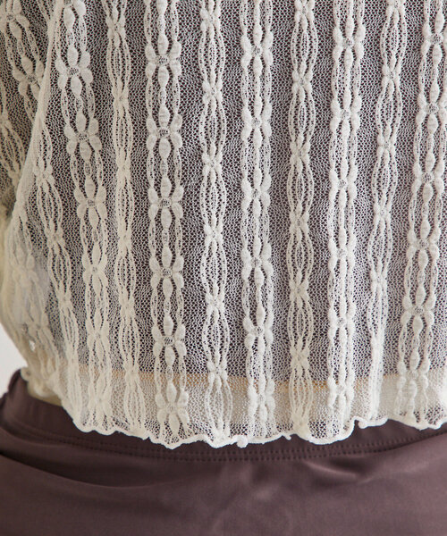 OLIVE des OLIVE（オリーブデオリーブ）の「レース羽織付リボンswim