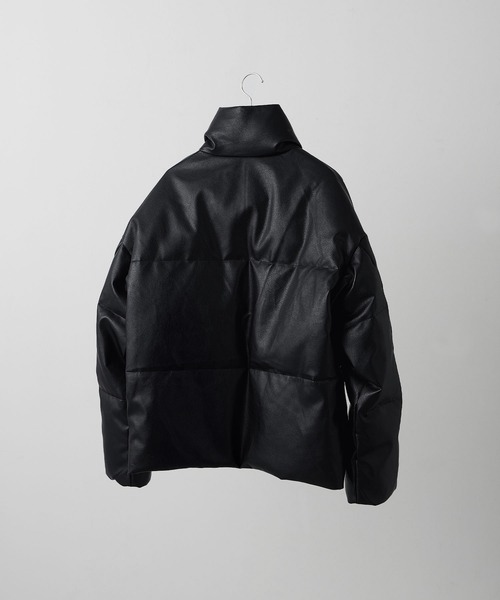 CLEL】Volume Highneck Short Padded Jacket/ボリュームハイネック