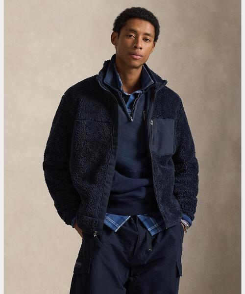 パイル フリース ハイブリッド ジャケット（その他アウター）｜POLO