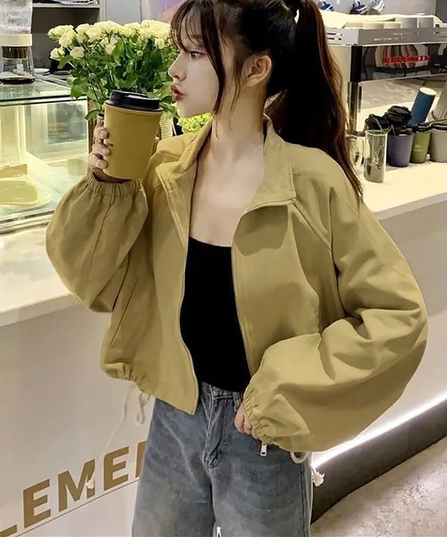 NinaetLina（ニナエリナ）の「クロップド丈ミリタリージャケット