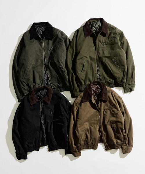 WETTEMPT（ウィテンプト）の「SULFUR DYED QUILTED TWILL BLOUSON