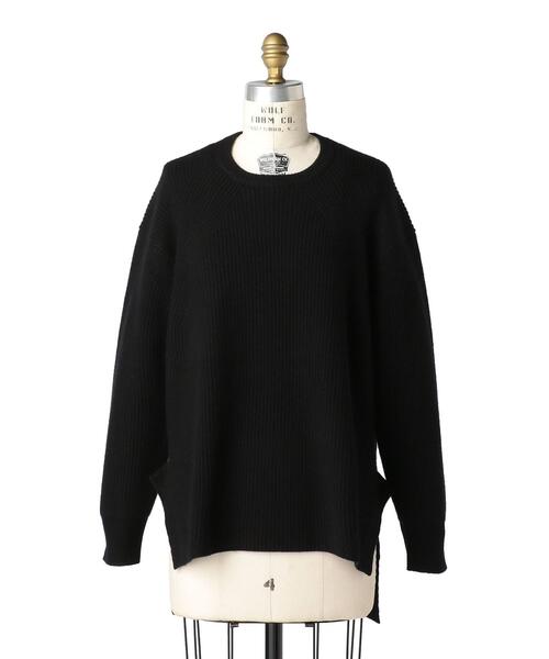 Drawer（ドゥロワー）の「Drawer 9G畦編みクルーネックニット（ニット