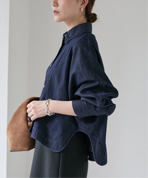 追加》デニムフォルムシャツ（シャツ/ブラウス）｜VERMEIL par iena