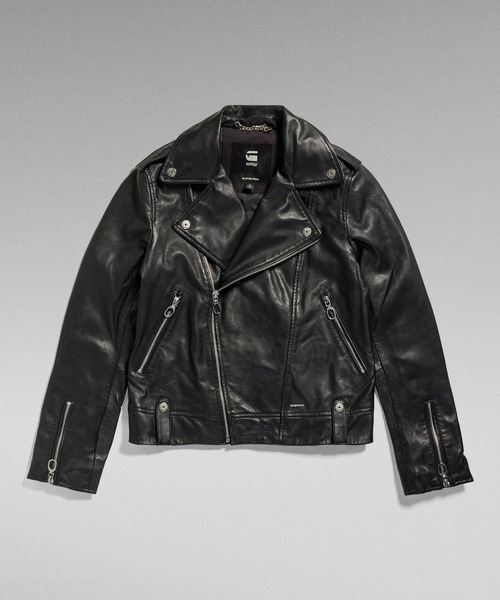 LEATHER BIKER JACKET/レザーライダースジャケット（ライダース