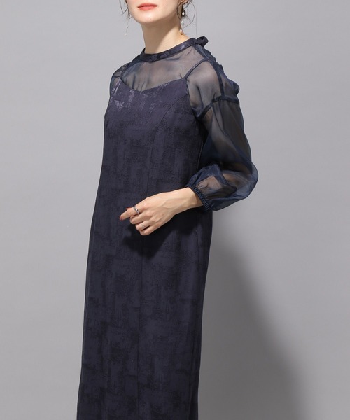 セール】【結婚式／オケージョン】シアープルオーバー＊キャミセット