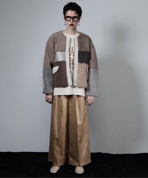 ROSE BUD（ローズバッド）の「パッチワークファージャケット（その他