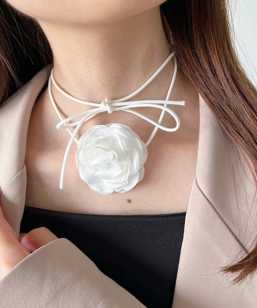 セール】ブルームリボンチョーカー（ネックレス）｜iso（イソ）の