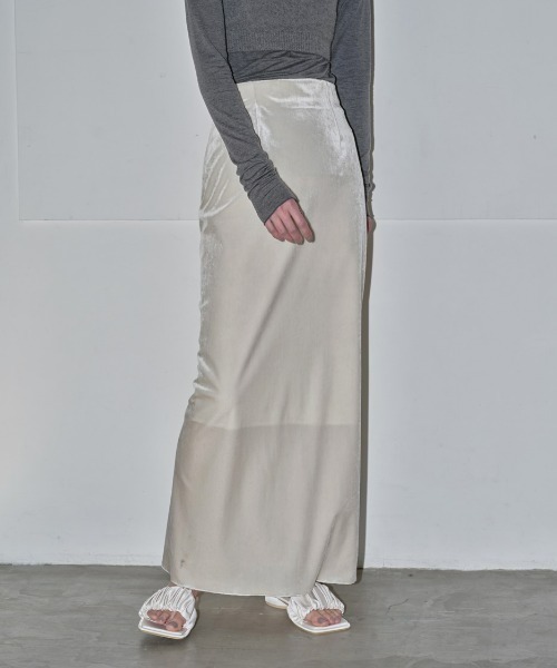 TODAYFUL（トゥデイフル）の「Pencil Velour Skirt（スカート）」 - WEAR
