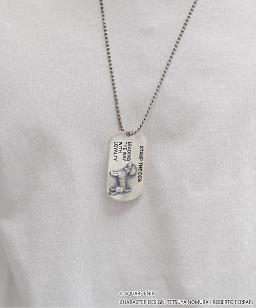 AVIREX × FINAL FANTASY VII REMAKE》 DOG TAG 'STAMP THE DOG
