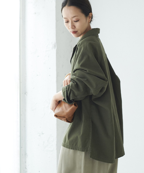 plage（プラージュ）の「Army シャツジャケット New（ミリタリー