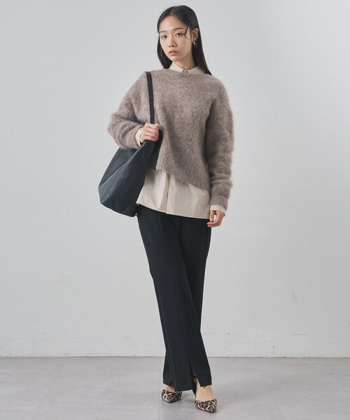 セール】スーリーアルパカクルーネックプルオーバー（ニット/セーター