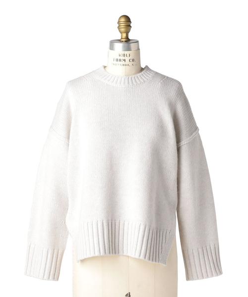 Drawer（ドゥロワー）の「Drawer 3Gカシミヤコットンクルーネック