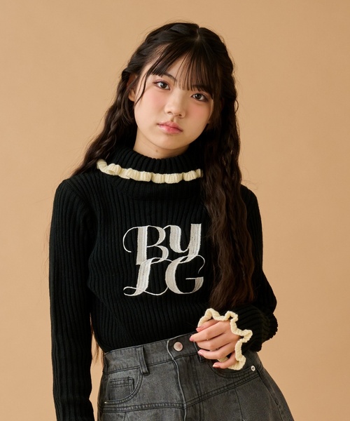 セール】ロゴ刺しゅうテレコニット（ニット/セーター）｜by LOVEiT