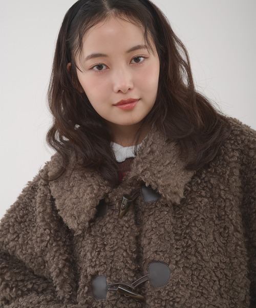 MUHET（ミュエータ）の「poodle shaggy duffle coat / プードル