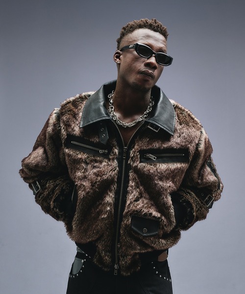 ANDER HUNK（アンダーハンク）の「Switch Design Faux Fur Flight