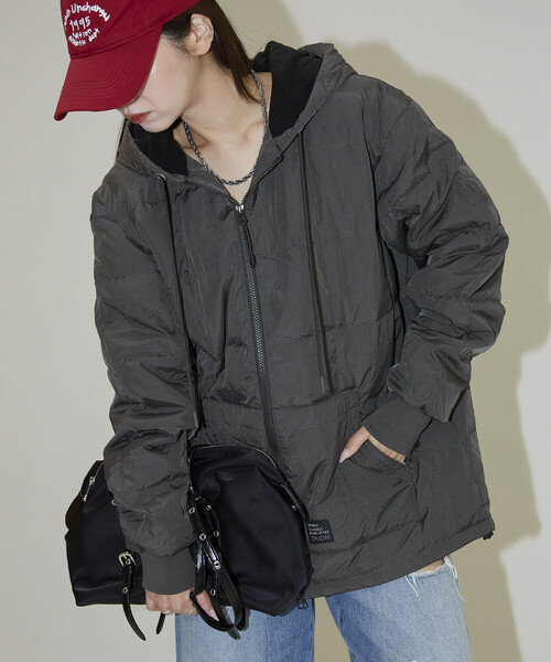TAION（タイオン）の「TAION/タイオン SC FRONT ZIP DOWN HOODIE