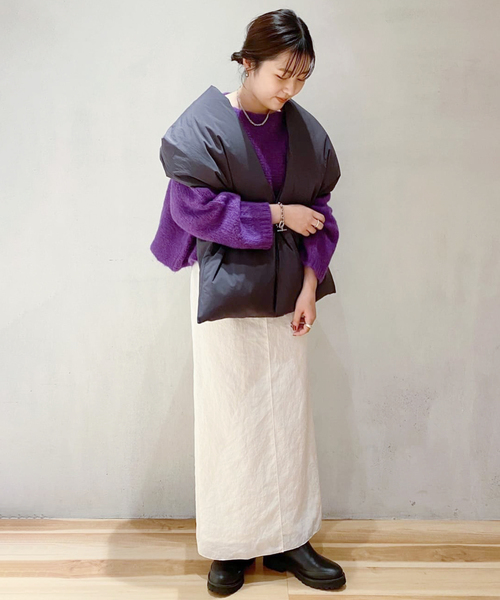 plage（プラージュ）の「アルパカMIXクロップドニット（ニット