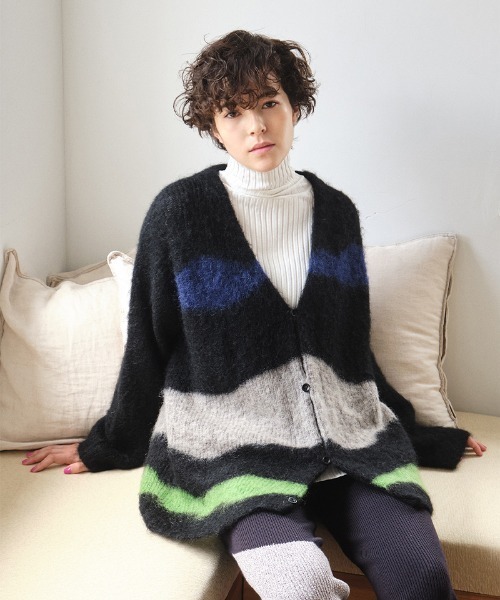 soduk（スドーク）の「drawing knit cardigan（カーディガン/ボレロ