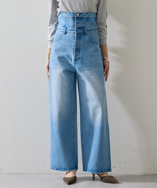 ハイウエストデニムパンツ（デニムパンツ）｜Whim Gazette（ウィム