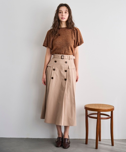 セール】2025秋冬新作 ベルト付トレンチスカート（スカート）｜31 Sons