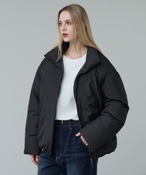 CALLNE】Double Zip padded Jacket/ダブルジップ中綿ジャケット