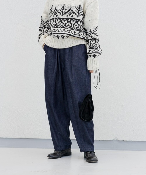 かぐれ（カグレ）の「デニムボリュームパンツ（デニムパンツ）」 - WEAR