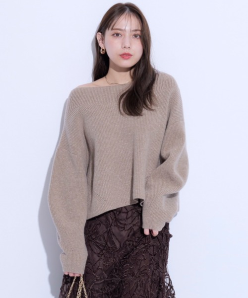 Mystrada（マイストラーダ）の「アクアオフショルニット（ニット