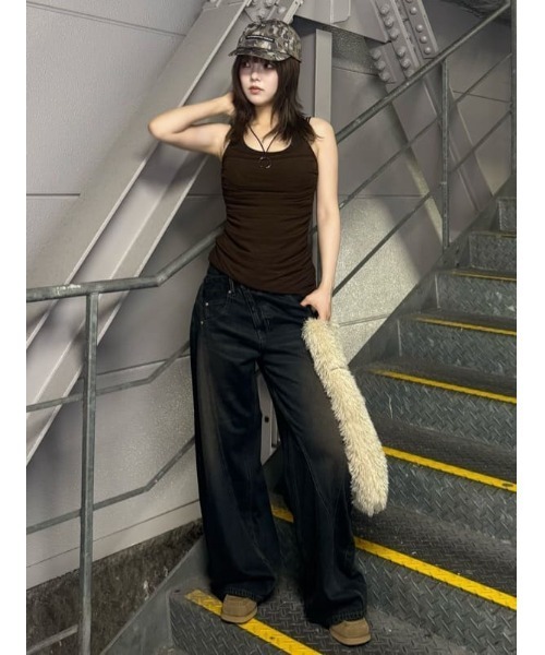 SLY（スライ）の「J/W SWITCHING STRAIGHT PT ジャストウエスト