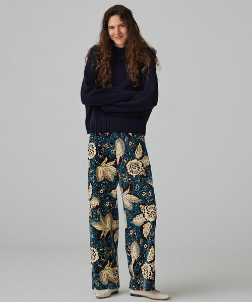 セール】ラムカシミヤ ビルドネックプルオーバー（ニット/セーター