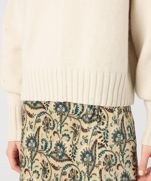 セール】ラムカシミヤ ビルドネックプルオーバー（ニット/セーター