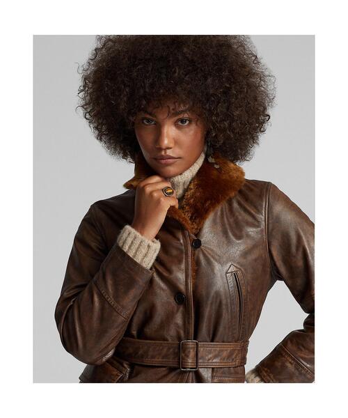 RRL（ダブル アール エル）の「（限定コレクション）シアリングカラー