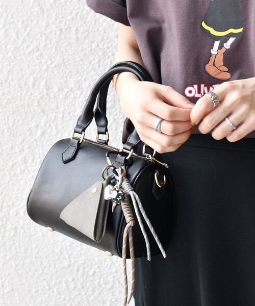 VELETTO: 2WAY ショルダー ミニ ボストン バッグ（ボストンバッグ